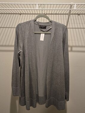 Lane Bryant Open Front Cardigan - Heather Gray
